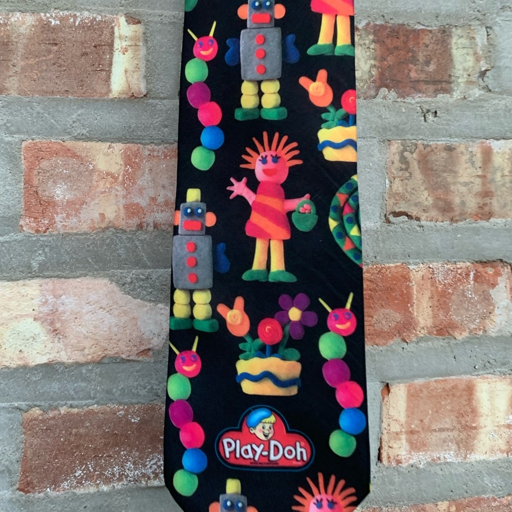 Ralph Marlin 1997 hasbro play doh neck tie vintage